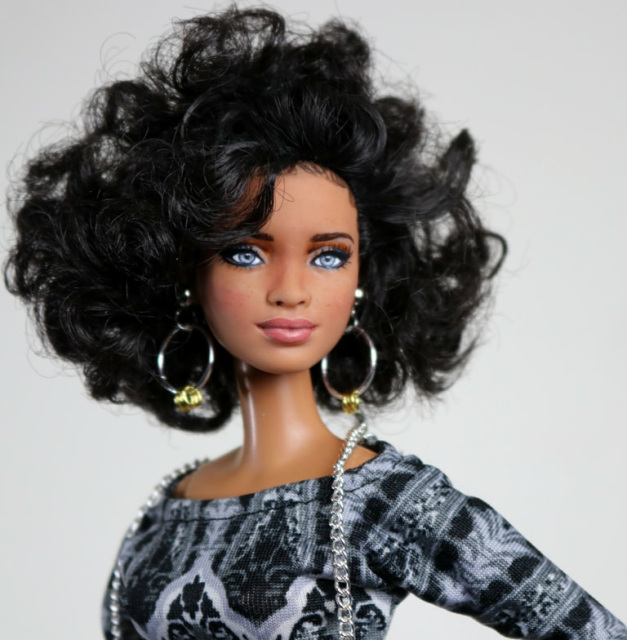 Zuri- Customized HYBRID OOAK MBILI on a Pool Chic Barbie ...